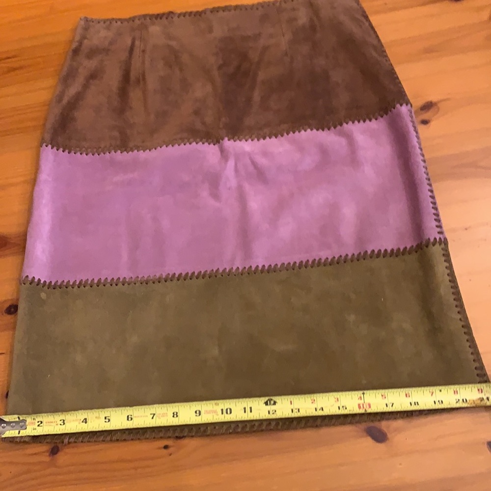 Etcetera Suede skirt size 8 - Picture 6 of 6